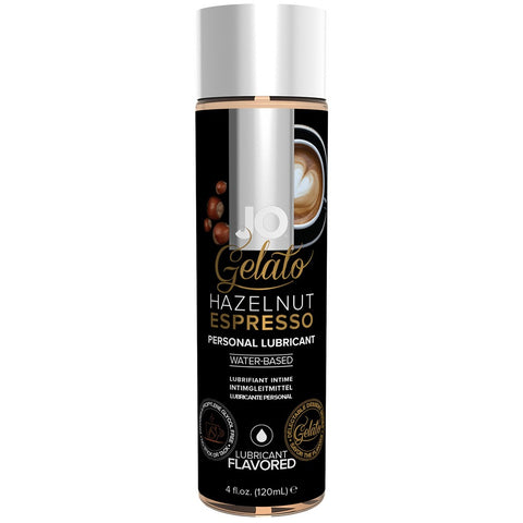 Gelato Hazelnut Espresso Flavored Lubricant in 4oz/120 ml