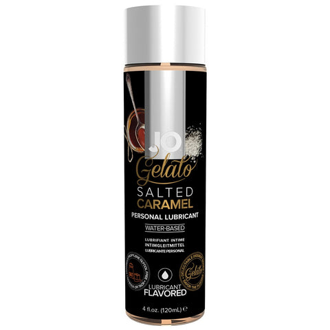 Gelato Salted Caramel Flavored Lubricant in 4oz/120 ml