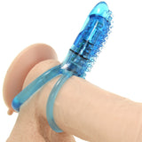 Double O8 Vibrating Double Ring in Blue