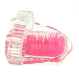 Color Pop Quickie LingO Vibrating Oral Sex Ring in Pink