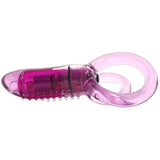 Double O8 Vibrating Double Ring in Purple