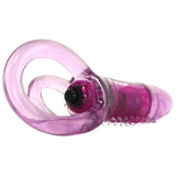 Double O8 Vibrating Double Ring in Purple