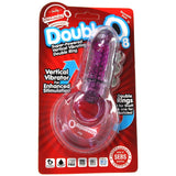 Double O8 Vibrating Double Ring in Purple