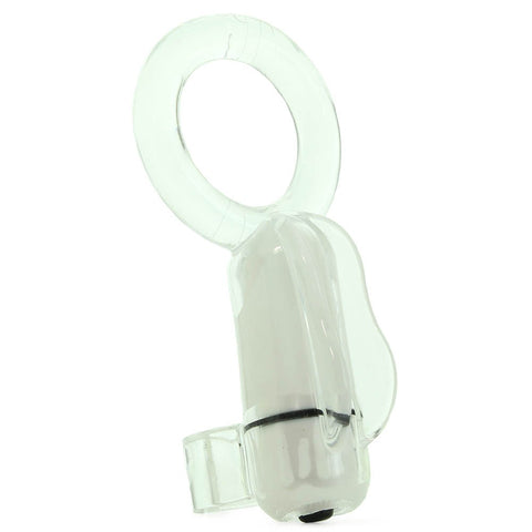 Opium Vibrating Pleasure Ring in Clear