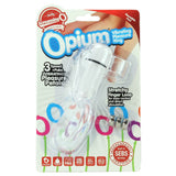 Opium Vibrating Pleasure Ring in Clear