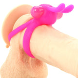 OHare XL Silicone Vibrating Cock Ring in Pink