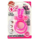 OHare XL Silicone Vibrating Cock Ring in Pink