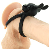 OHare XL Silicone Vibrating Cock Ring in Black