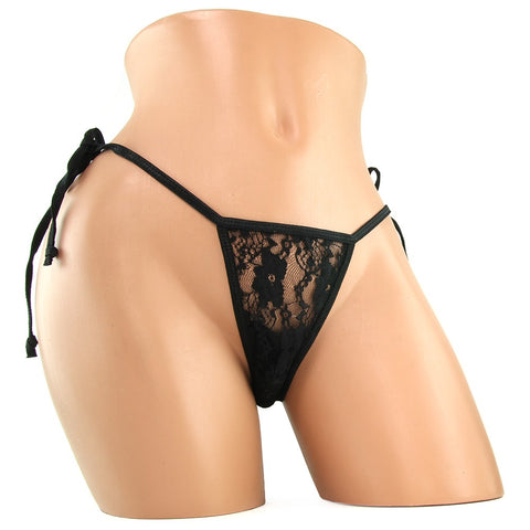 My Secret Vibrating Remote Panty Set in Black