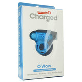 Charged OWow Textured 10X Ring Vibe in Blue