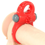 Charged Yoga Reversible 10X Ring Vibe in Red