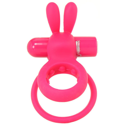 Charged OHare 10X Silicone Rabbit Vibe Ring in Pink