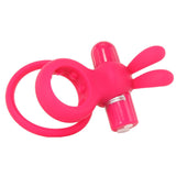 Charged OHare 10X Silicone Rabbit Vibe Ring in Pink