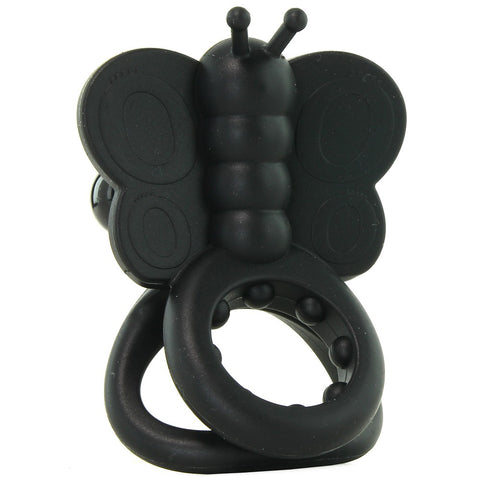 Monarch Wearable Butterfly Cock Ring in Black