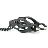 Black Butterfly Clamp with Link Chain