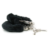 Black Furry Hand Cuffs