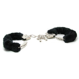 Black Furry Hand Cuffs