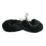 Black Furry Hand Cuffs