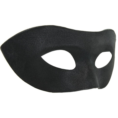 Midnight Satin Mask in Black