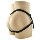 Everlaster Wishbone Hollow Strap-On and Harness in Brown