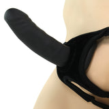 Everlaster Wishbone Hollow Strap-On and Harness in Black