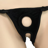 Everlaster Wishbone Hollow Strap-On and Harness in Black