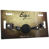 Edge Silicone Ball Gag in Black