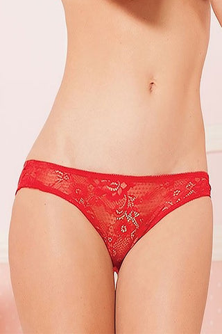 Red Entangled Panty in OS