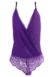 High Cut Cheeky Violet Teddy in S