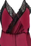 Pinot Noir Chiffon Romper in L