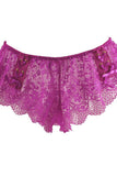 Crochet Orchid Lace Bralette and Boxer Short in M