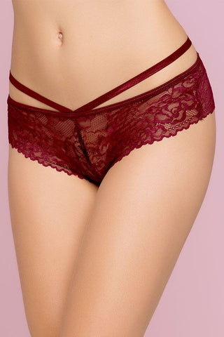 Merlot Rose Lace Panty in 1X/2X
