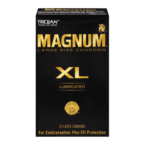 Trojan Magnum XL Condoms in 12 Pack