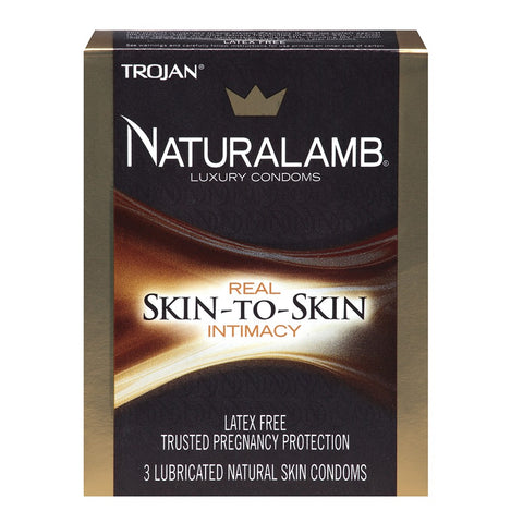 Trojan Naturalamb Lubricated Condoms in 3 Pack