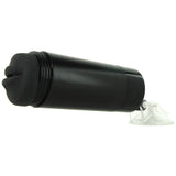 Stealth Mouth & Anal Cyberskin Double Stroker in Black