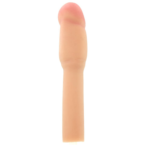 CyberSkin 4" Xtra Thick Vibrating Extension in Natural