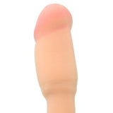CyberSkin 4" Xtra Thick Vibrating Extension in Natural