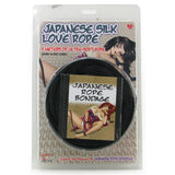 Japanese Silk Love Rope 5m/16ft in Black