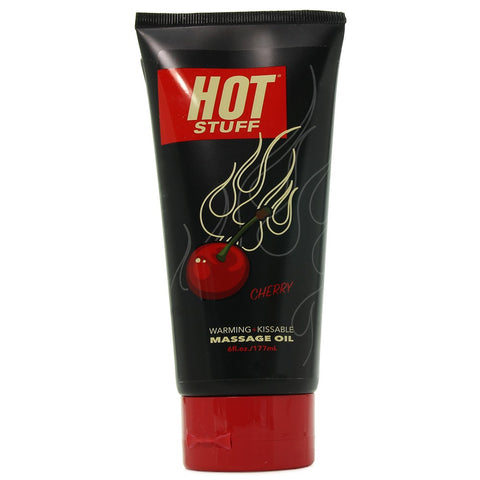 Hot Stuff Cherry Warming Massage Oil in 6oz/177ml