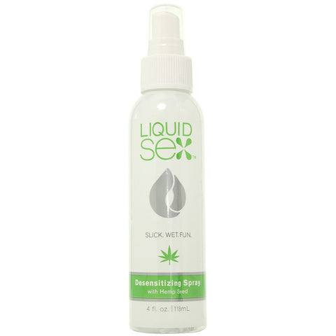 Liquid Sex Desensitizing Spray with Hemp Seed 4oz/118ml