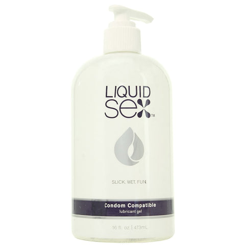 Liquid Sex Condom Compatible Gel Lubricant 16oz/473ml