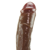 Adam's 7X Vibrating Cock in Dark Flesh