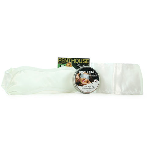 Couples Collection Satin & Scented Bondage Kit in White