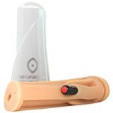 Release Tight Ass Vibrating CyberSkin Stroker in Flesh