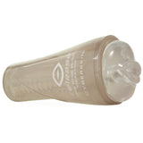 Release Deep Throat Vibrating CyberSkin Stroker in Clear