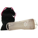 Release Deep Throat Vibrating CyberSkin Stroker in Clear