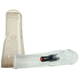 Release Deep Throat Vibrating CyberSkin Stroker in Clear