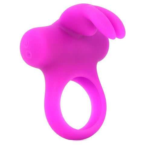 Frisky Bunny Vibrating Cock Ring in Perfectly Purple