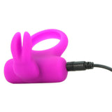 Frisky Bunny Vibrating Cock Ring in Perfectly Purple