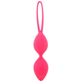 Pear Remote Vibrating Kegel Balls in Foxy Pink